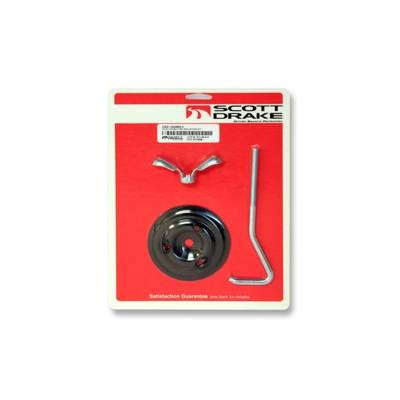 Scott Drake - Scott Drake C5ZZ-14244862-K Spare Tire Hold-Down for 65-67 Ford Mustang