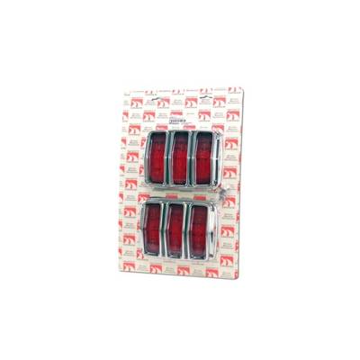 Scott Drake - Scott Drake KIT-ELC-3 64-66 Ford Mustang Taillight Lens