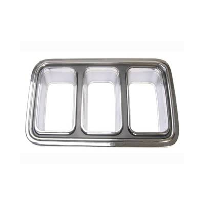 Scott Drake - Scott Drake D0ZZ-13489-AR 1970 Ford Mustang Taillight Bezel