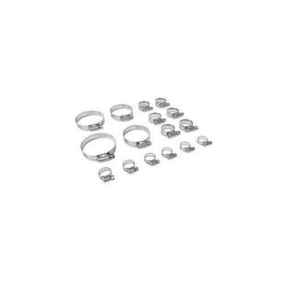 Scott Drake - Scott Drake 8287-SBFK Stainless Steel FoMoCo Hose Clamp Kit for Ford