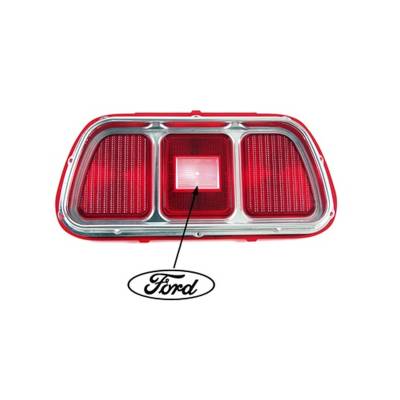 Scott Drake - Scott Drake D1ZZ-13450 71-73 Ford Mustang Taillight Lens