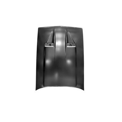 Scott Drake - Scott Drake D1ZZ-16612-AR Hood w/Two Scoop Cut-Outs 71-73 Ford Mustang