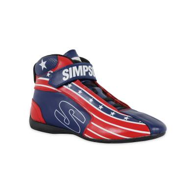 Simpson Safety - Simpson Safety DX2165P DNA X2 Racing Shoes 16.5 Red/White/Blue