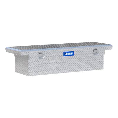 UWS - UWS EC10221 Bright Aluminum 60" Crossover Tool Box Low Profile Packaging