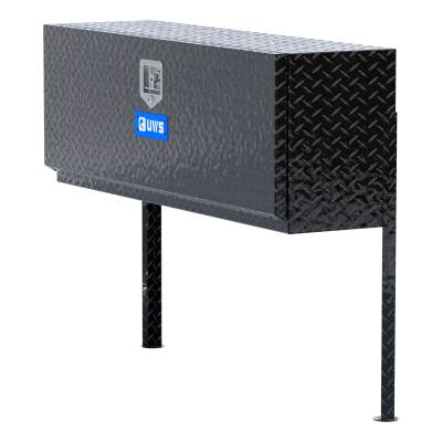 UWS - UWS EC40012 Gloss Black Aluminum 48" Single-Door Topside Truck Tool Box