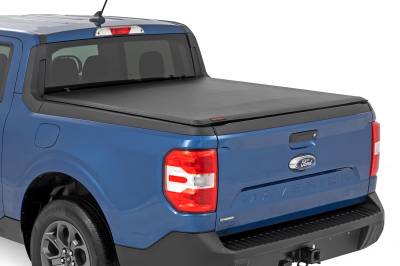 Rough Country Suspension Systems - Rough Country 42534600 Soft Roll-up Vinyl Tonneau Cover for 22-26 Maverick 4.6'