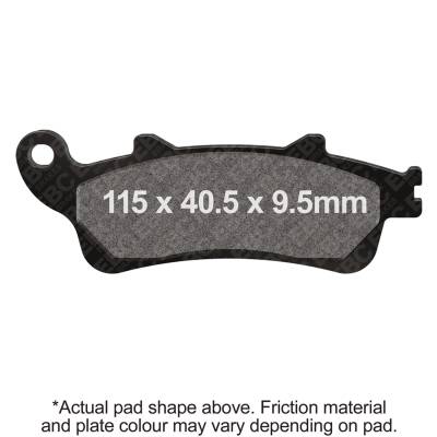 EBC Motorcycle Brakes - EBC Motorcycle Brakes FA281HH Double-H Sintered Pads for 15-26 EN650 Vulcan S