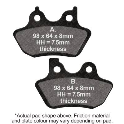 EBC Motorcycle Brakes - EBC Motorcycle Brakes FA400 Organic FA Series Pads