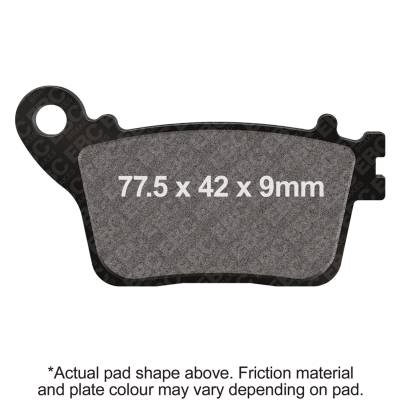 EBC Motorcycle Brakes - EBC Motorcycle Brakes FA436HH Double-H Sintered Pads