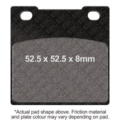 EBC Motorcycle Brakes - EBC Motorcycle Brakes FA161HH Double-H Sintered Pads