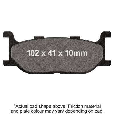 EBC Motorcycle Brakes - EBC Motorcycle Brakes FA179 Organic FA Series Pads