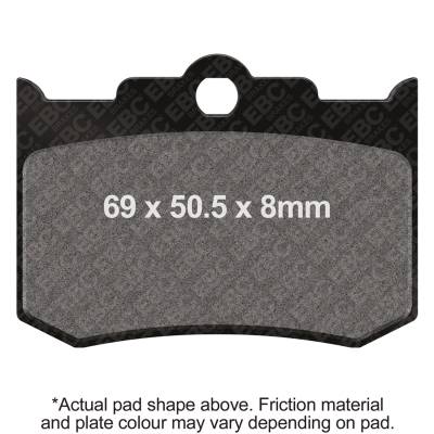 EBC Motorcycle Brakes - EBC Motorcycle Brakes FA216/3HH Double-H Sintered Pads for Chief Scout Spirit