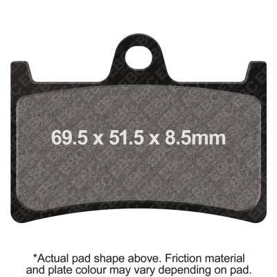 EBC Motorcycle Brakes - EBC Motorcycle Brakes FA252 Organic FA Series Pads