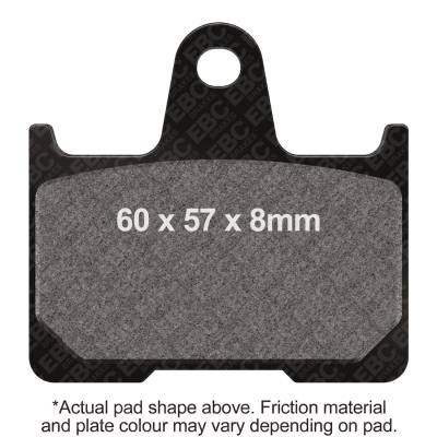 EBC Motorcycle Brakes - EBC Motorcycle Brakes FA254 Organic FA Series Pads