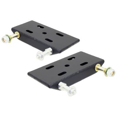 RockJock 4x4 - RockJock CE-9031J HD Front Leaf Spring Plates for 87-95 Jeep Wrangler YJ