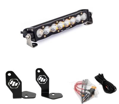 Baja Designs - Baja Designs 448101 Polaris RZR Pro R S8 10" Hood Mount Kit