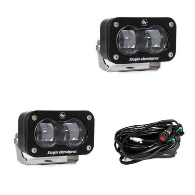 Baja Designs - Baja Designs 237801 S2 SAE LED Auxiliary Light Pod Pair
