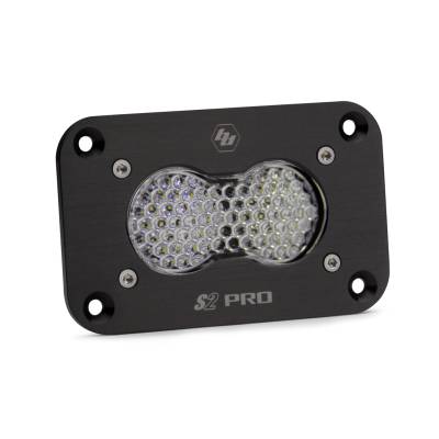 Baja Designs - Baja Designs 481006 S2 Pro Black Flush Mount LED Auxiliary Light Pod