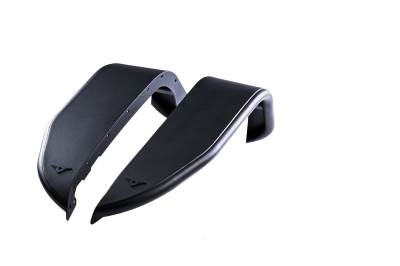 Combat Off Road - Combat Off Road 35-1076 Black Aluminum Fenders Front for 20+ Jeep JT Gladiator