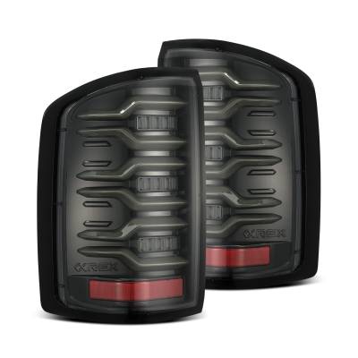 AlphaRex - AlphaRex 630030 Alpha Black LED Taillights for 14-18 Gmc Sierra 1500/2500HD/3500
