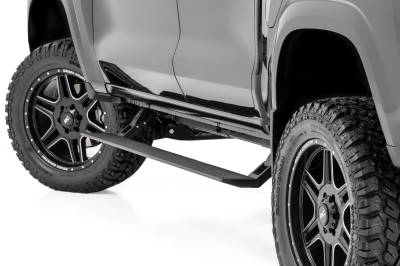 Rough Country Suspension Systems - Rough Country PSR92010 Power Running Boards Black for 15-26 Colorado/Canyon Crew