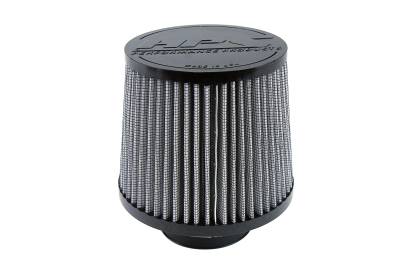 HPS Performance - HPS HPS-4275 Replacement Air Filter 2.75" Flange ID 7.75" Height 6" Base 5" Long
