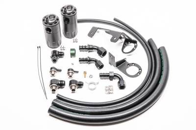 RADIUM Engineering - RADIUM Engineering 20-0751-FL Dual Catch Can Kit for Toyota Supra MK5 Fluid Lock