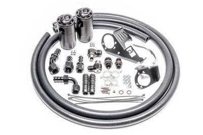 RADIUM Engineering - RADIUM Engineering 20-0756-FL Dual Catch Can Kit 2022+ for Subaru WRX Fluid Lock