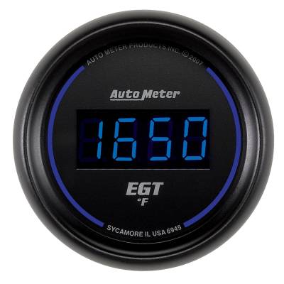 AutoMeter - AutoMeter 6945 Cobalt Digital Pyrometer Gauge 0-2000-DEG F 2-1/16"