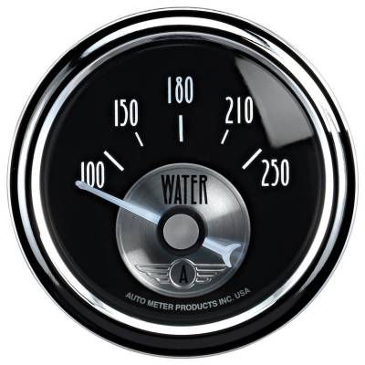 AutoMeter - AutoMeter 2038 Prestige Air Core Blk Diamond Water Temp Gauge 100-250F 2-1/16"