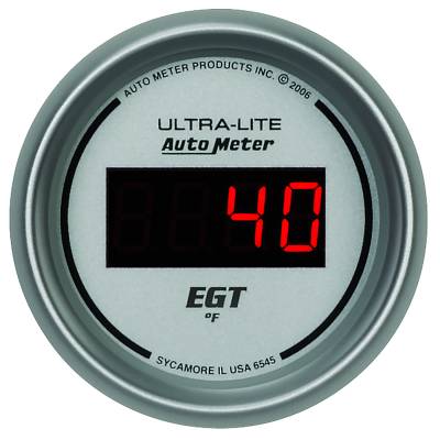 AutoMeter - AutoMeter 6545 Ultra-Lite Pyrometer Gauge 0-2000-DEG F 2-1/16"