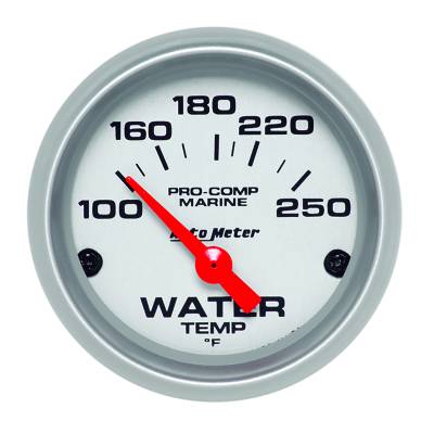 AutoMeter - AutoMeter 200762-33 Marine Electric Water Temperature Gauge