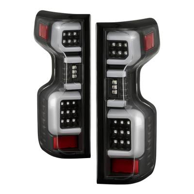 Spyder Auto - Spyder Auto 5087270 LED Taillights Black for 19-23 Chevrolet Silverado 1500