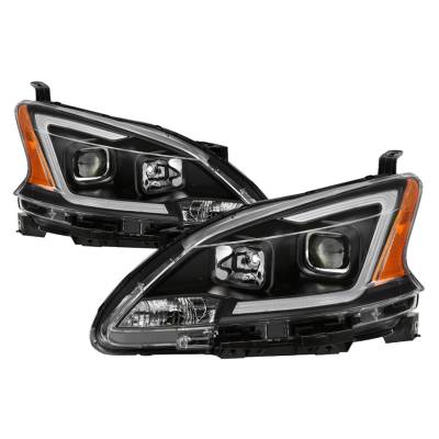 Spyder Auto - Spyder Auto 9042966 DRL LED Light Bar Projector Headlights for 13-15 Sentra