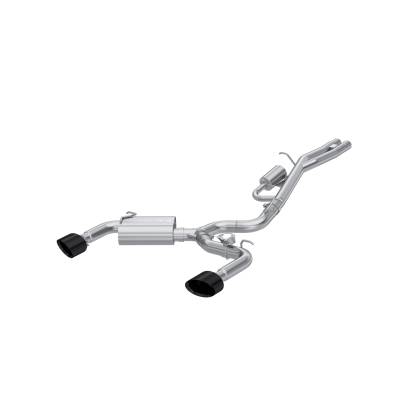 MBRP Exhaust - MBRP Exhaust S46103BC T304 3" Cat-Back Dual Split Rear Oval BC Tip for 17-20 RS3