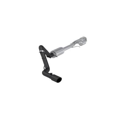 MBRP Exhaust - MBRP Exhaust S5019BLK Black 3" Cat-Back Single Side Exit 19-26 Silv//Sierra 1500