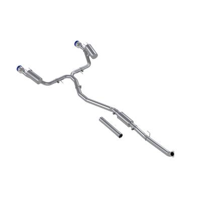 MBRP Exhaust - MBRP Exhaust S49033BE T304 3" Cat-Back 2.5" Dual Exit for 22-26 Civic SI/Integra