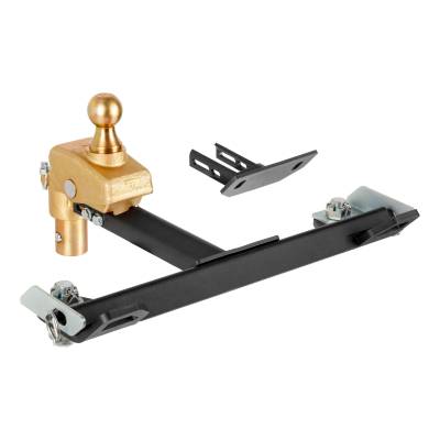CURT - CURT 60668 RockerBall Multi-Fit OEM Puck System Gooseneck Ball w/4" Offset