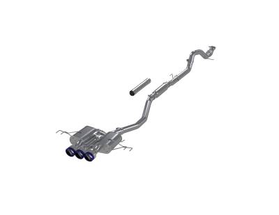 MBRP Exhaust - MBRP Exhaust S49023BE T304 3" Cat-Back Triple Centre Exit 23-26 Civic Type R