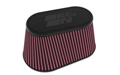 K&N - K&N RU-5297 Universal Clamp-On Air Filter