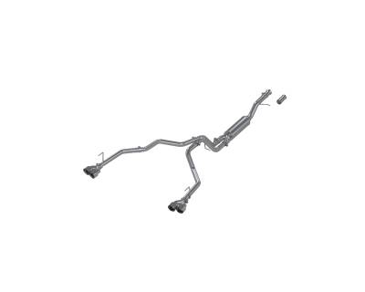 MBRP Exhaust - MBRP Exhaust S5057AL AL 3" Cat-Back 2.5" Dual Split Rear Exit 21-26 Tahoe/Yukon