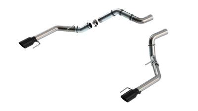 Borla - Borla 60727BC Connection Tail Pipes Truck One Split Rear Exit 21-26 F150 Raptor