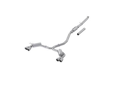 MBRP Exhaust - MBRP Exhaust S4906AL AL 3" Cat-Back 2.5" Dual Exit 22-24 Civic Sport Touring