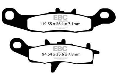 EBC Motorcycle Brakes - EBC Motorcycle Brakes FA349SV Severe Duty Sintered Pads