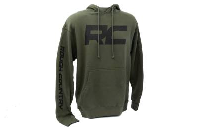 Rough Country Suspension Systems - Rough Country 940963XL RC Hoodie 3XL Green