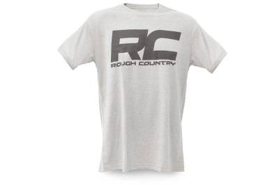 Rough Country Suspension Systems - Rough Country 84086SM Logo T-Shirt Medium Gray