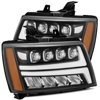 AlphaRex - AlphaRex 880288 Black LED Projector Headlights for 07-13 Chevy Tahoe