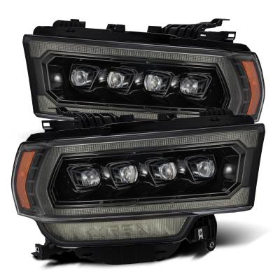 AlphaRex - AlphaRex 880552 Alpha Black LED Projector Headlights for 19-22 RAM 2500