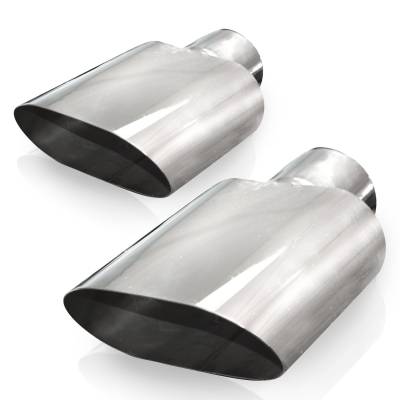 Stainless Works - Stainless Works 781300 Stainless Works Big Oval Tips 3" Inlet