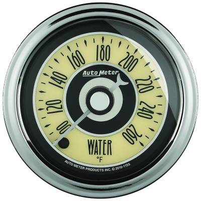 AutoMeter - AutoMeter 1154 Cruiser AD Water Temp Gauge 2-1/16" 100-260-DEG F Stepper Motor